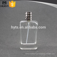 Pulverizador 100ml claro do vidro de frasco do perfume
